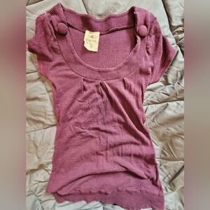 Short Sleeve Sweater top